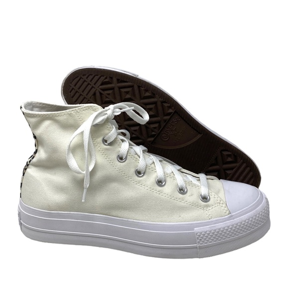 Converse Ctas Lift Platform High Women's Canvas White Shoes Custom 171209C-WWWL - Picture 6 of 10